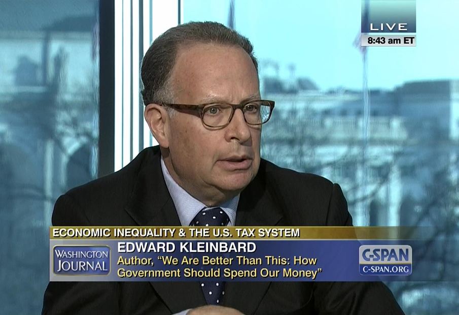 Edward Kleinbard on C-SPAN