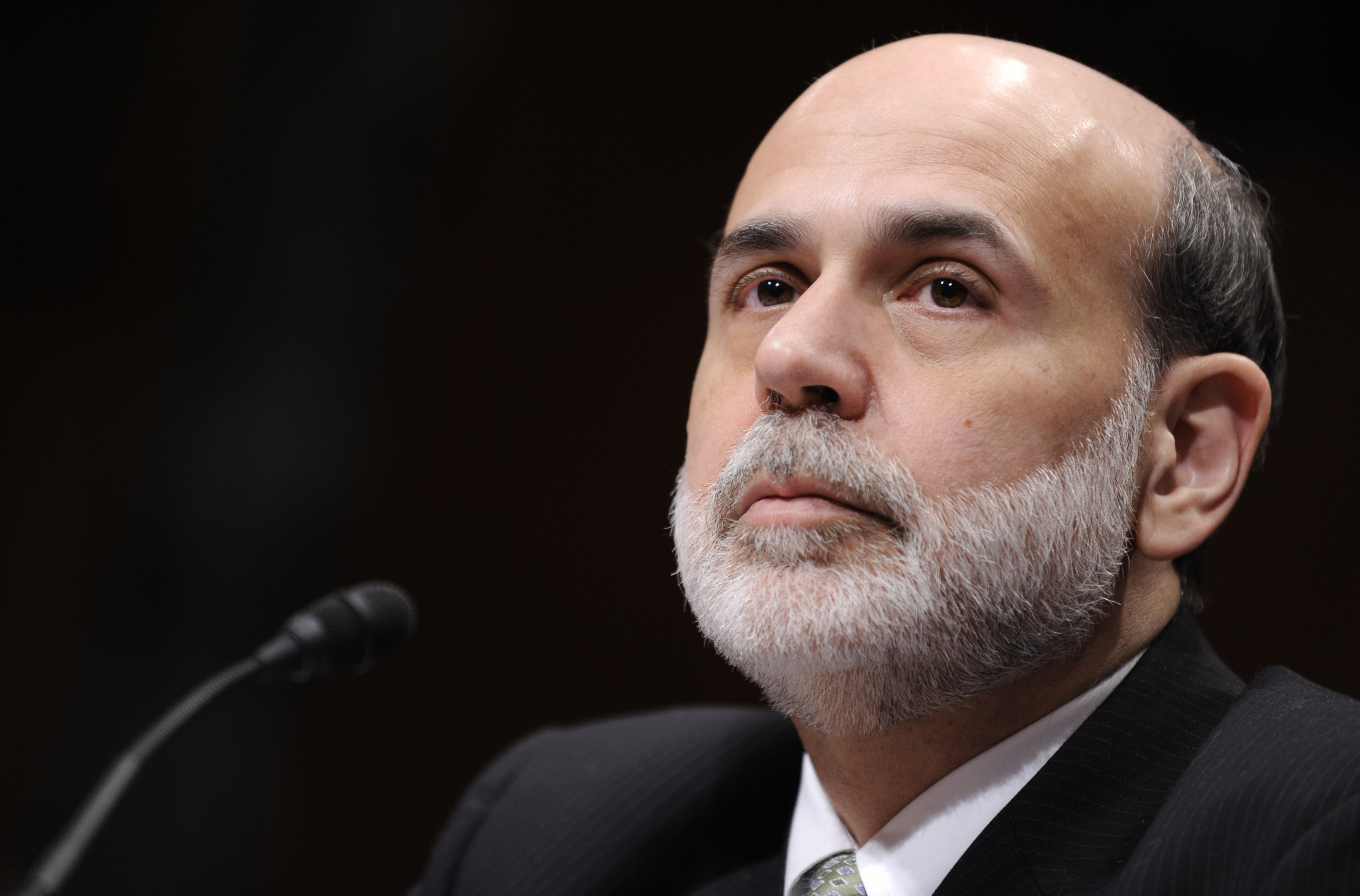 **FILE**In this March 3, 2009 file photo, Federal Reserve Chairman Ben Bernanke testifies on Capitol Hill in Washington, before the Senate Budget Committee. America's recession 