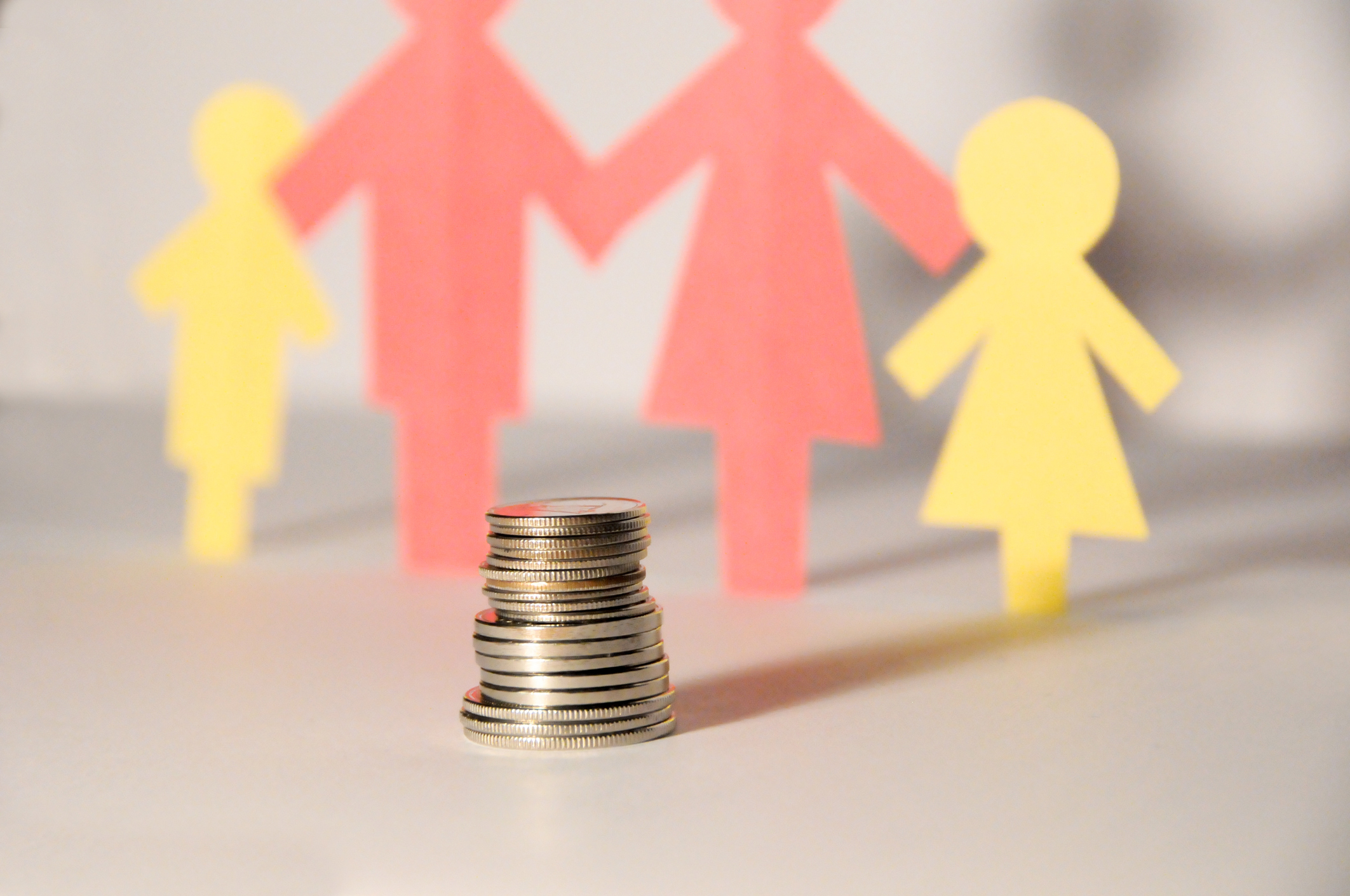 A Paper Family saving money