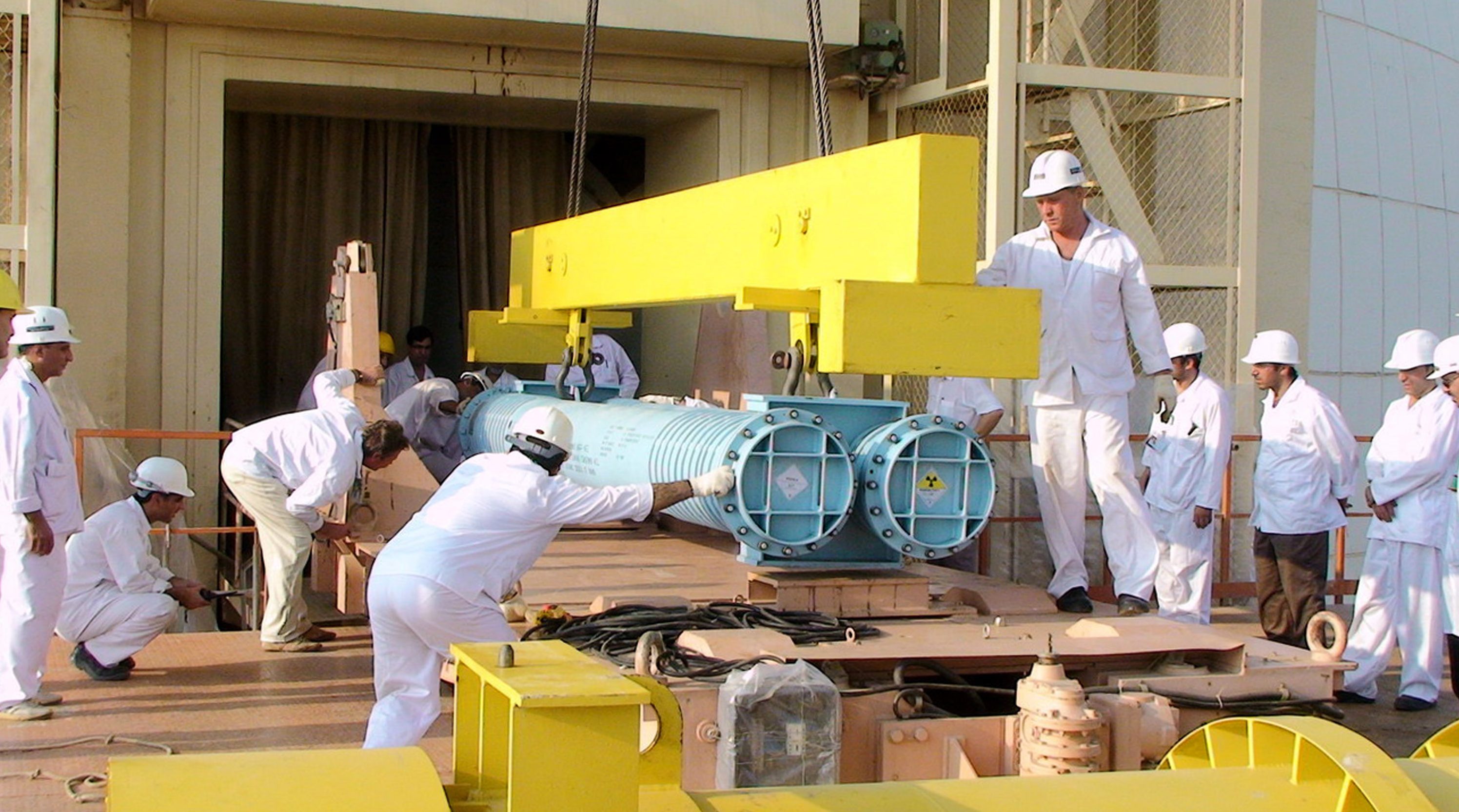 BUSHEHR, IRAN - AUGUST 21:  This handout image supplied by the IIPA (Iran International Photo Agency) shows a view of the reactor building at the Russian-built Bushehr nuclear power plant as the first fuel is loaded, on August 21, 2010 in Bushehr, southern Iran.  The Russiian built and operated nuclear power station has taken 35 years to build due to a series of sanctions imposed by the United Nations. The move has satisfied International concerns that Iran were intending to produce a nuclear weapon, but the facility's uranium fuel will fall well below the enrichment level needed for weapons-grade uranium. The plant is likely to begin electrictity production in a month. (Photo by IIPA via Getty Images)