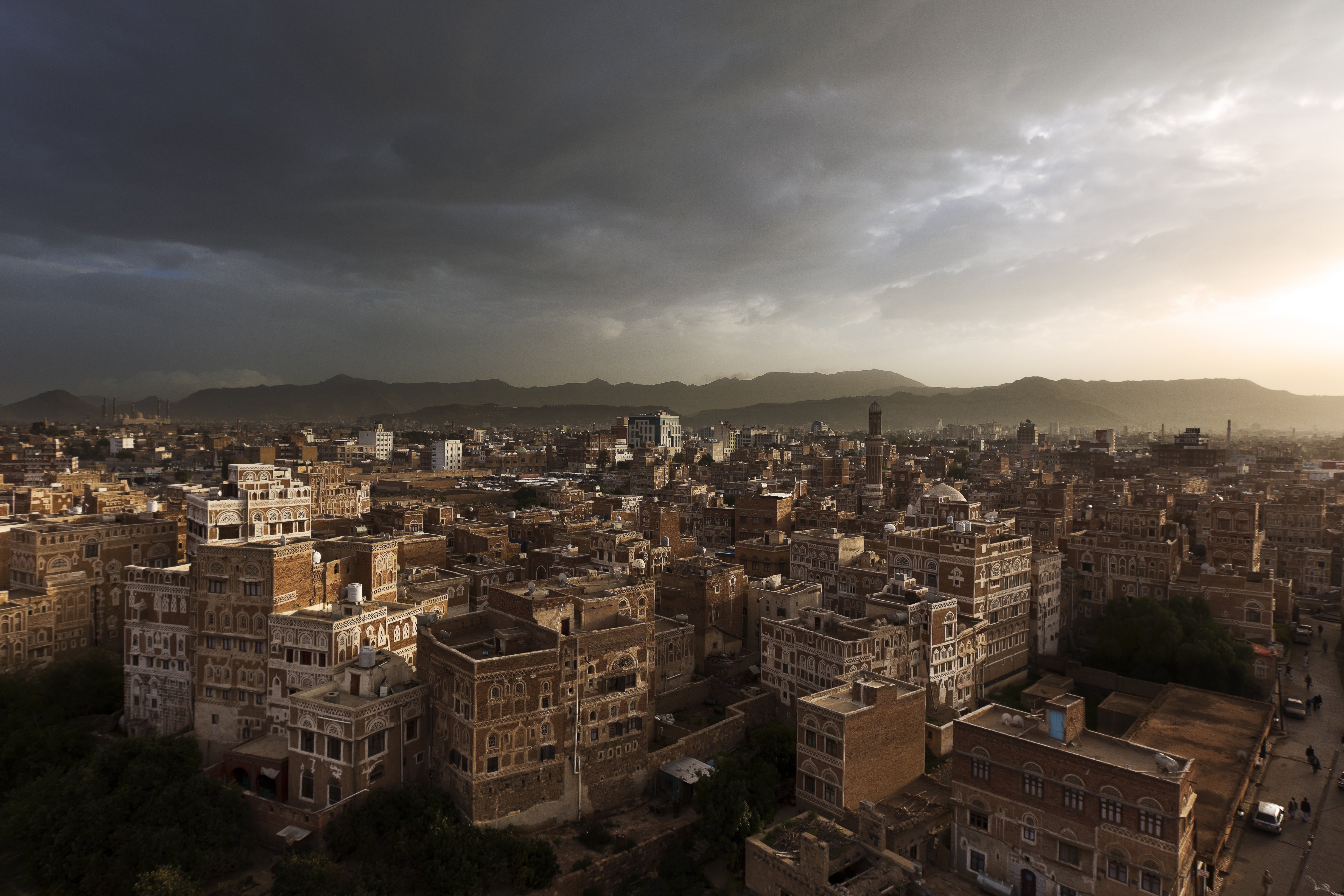 SANA'A, YEMEN - AUGUST 2010:  Images over the ancient old city within the heart of Sana'a, the capital city of Yemen, August 16, 2010.  (Photo by Brent Stirton/Reportage by Getty Images)