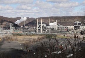CLAIRTON, PA - MARCH 02: The United States Steel Corporation plant stands in the town of Clairton on March 2, 2018 in Clairton, Pennsylvania. In a controversial move that has angered European Union leaders, President Donald Trump has announced a plan to place tariffs on steel and aluminum imports. The European Union head president, Jean-Claude Juncker, has said he will put tariffs on products like Harley-Davidsons, Kentucky bourbon and bluejeans if the steel tariffs go through. (Photo by Spencer Platt/Getty Images)