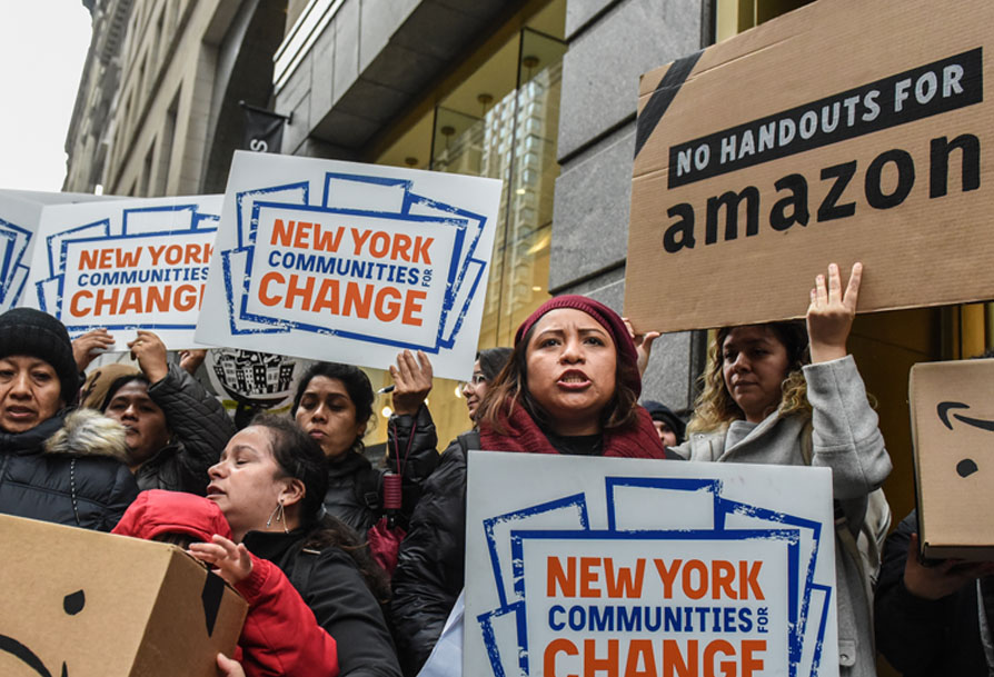 a photograph of a demonstration