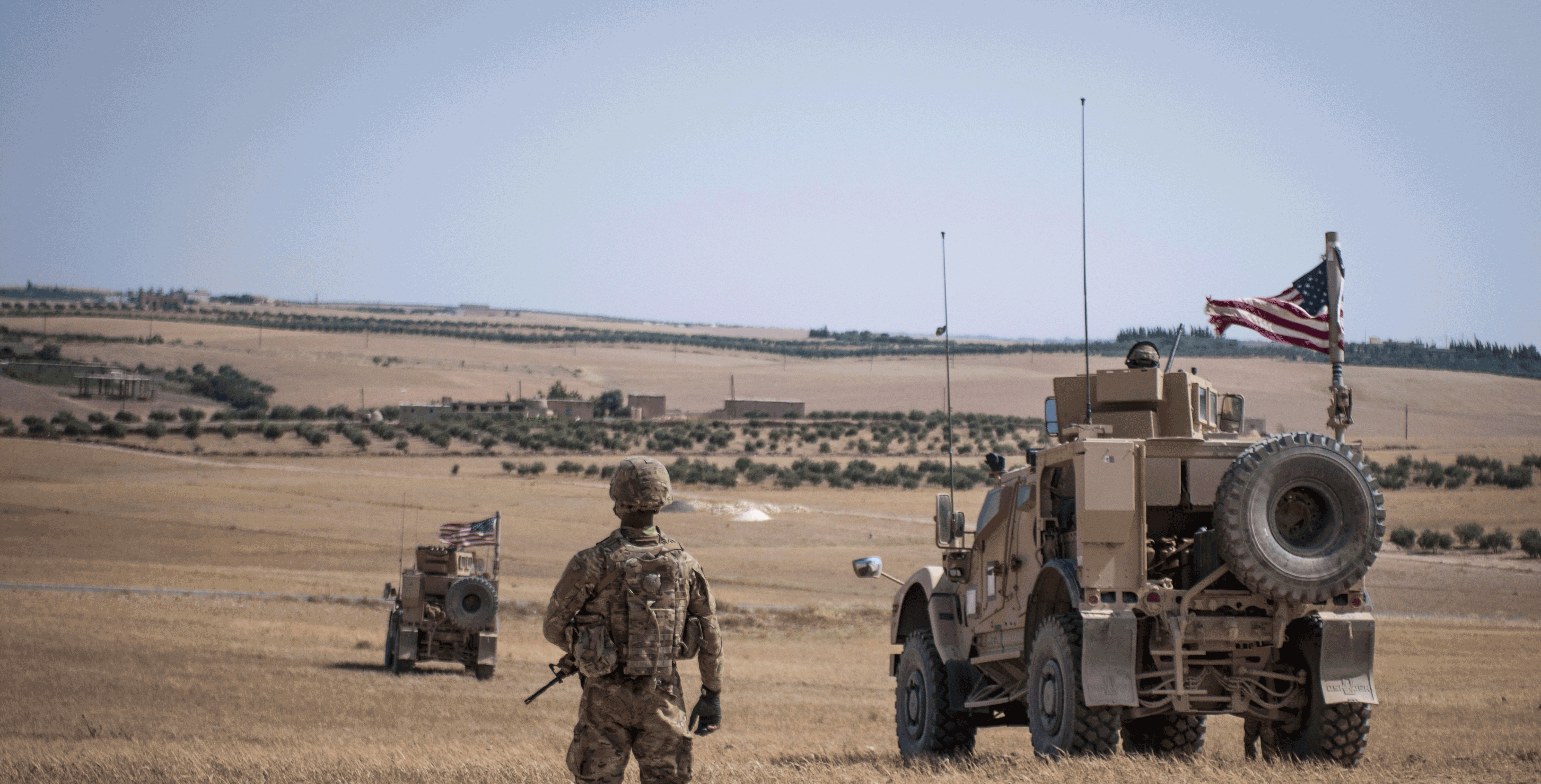 Syrian Military in the desert