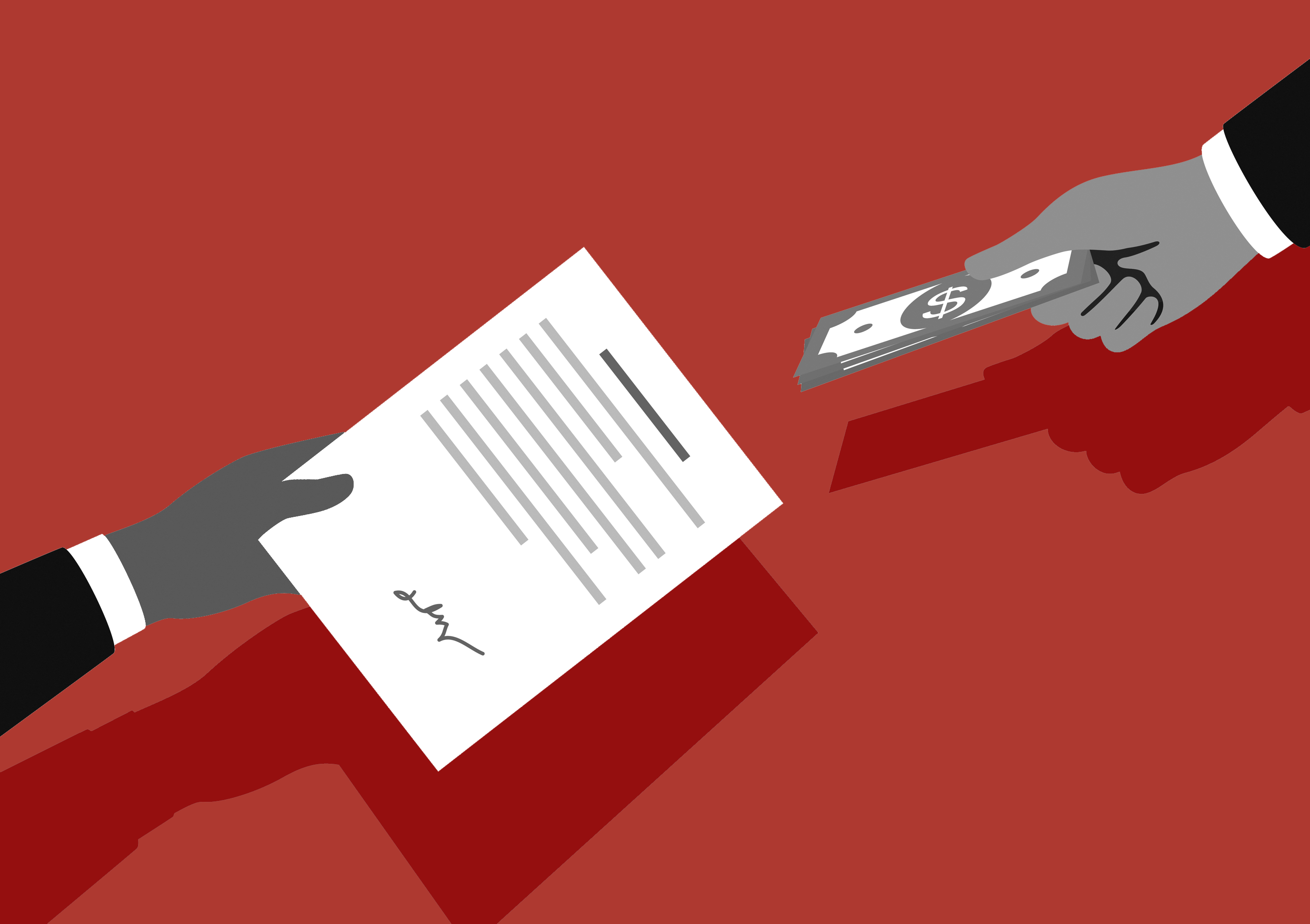 a pair of hands holding a piece of paper