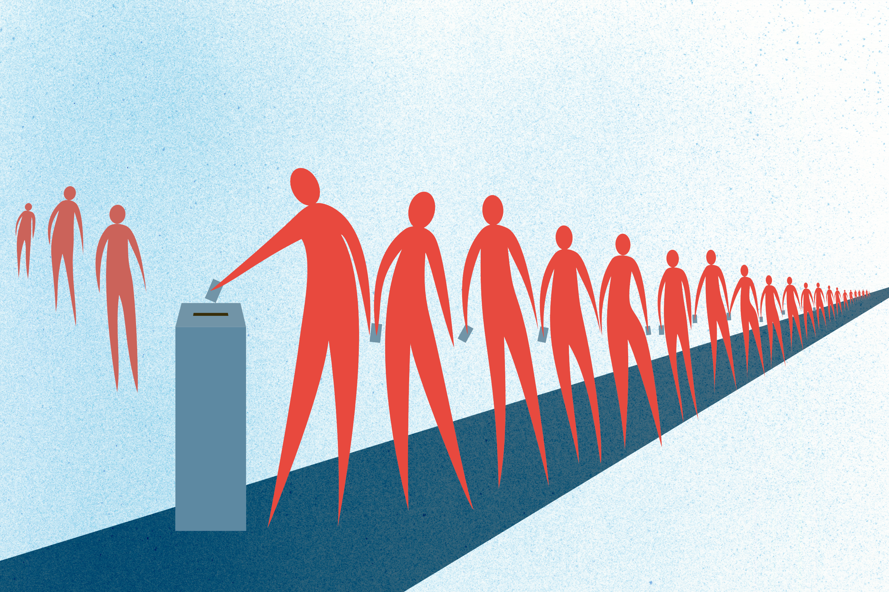 a group of people standing next to each other