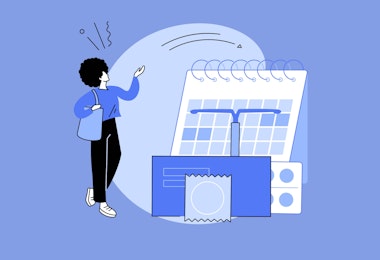 Contraception abstract concept vector illustration. Contraception methods, female condom, birth control pills, hormonal implant, gynecologist visit, applying patch, pregnancy abstract metaphor.