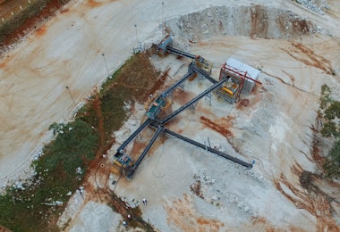 GOROMONZI, ZIMBABWE - JANUARY 11: A grinding mill installed at the Arcadia Lithium mine on January 11, 2022 in Goromonzi, Zimbabwe. Last month, the Chinese firm Zhejiang Huayou Cobalt said it would pay over $400 million for the hard-rock lithium mine, whose product is a key ingredient in rechargeable batteries used in electric vehicles. The world's transition to